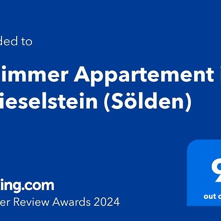 3-Zimmer Appartement In Zwieselstein Sölden Eksteriør billede